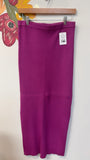 Olive + Oak Purple Rib Knit Skirt, L