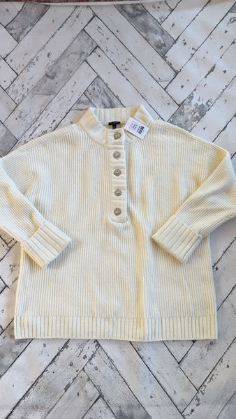 Talbots White Wool Blend Sweater, 1X