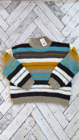 Stripe Sweater, XXL