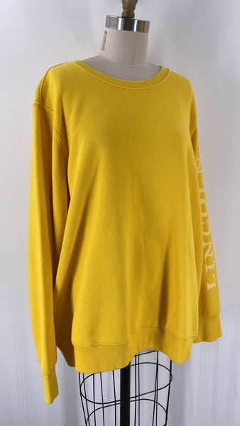New Lincoln Outfitters Yellow Sweatshirt, XXL