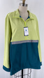 New Reel Life Sunny Lime Grid Fleece Pullover, XL(men’s)