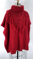 Coco + Carmen Red Sweater, One Size