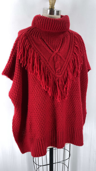 Coco + Carmen Red Sweater, One Size