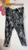 DKNY Black Print Leggings, XL