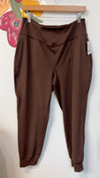 Tek Gear Brown Ultrastretch Pocket Leggings, XL