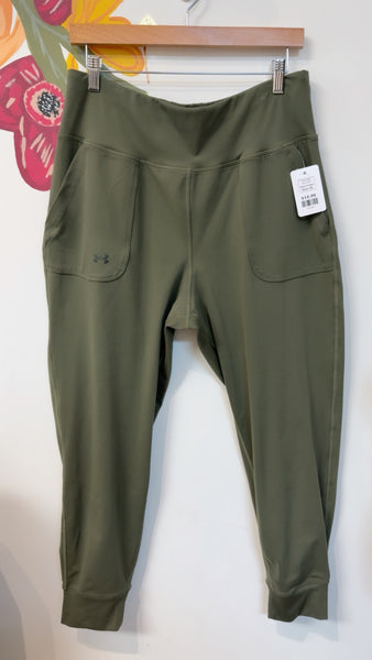 Under Armour Green Pocket Leggings, XL