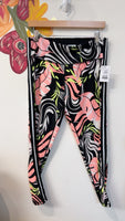 DKNY Black Print Leggings, XL