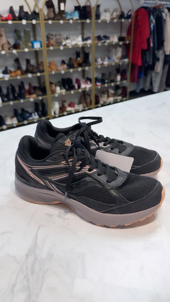 Saucony Black Cohesion Shoes, 8.5