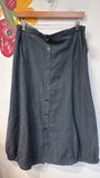 XCVI Linen/Cotton Skirt, M
