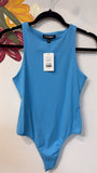Steve Madden Blue Bodysuit, S