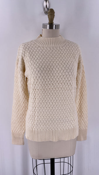 New Cici Bird Ivory Sweater, S