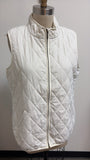 Coldwater Creek White Vest, M Petite