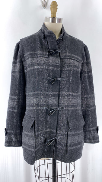 Jones New York Black Wool Blend Jacket, L