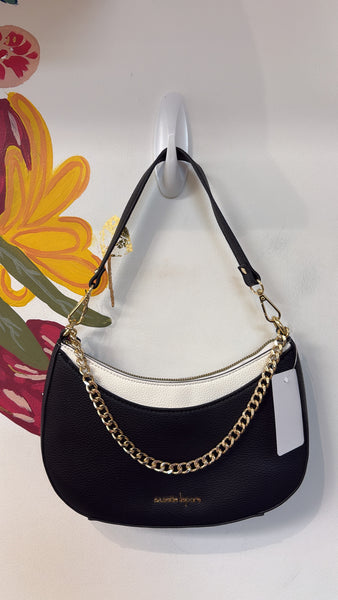 Nanette Lepore Black Shoulder Bag, 10"x5.5"