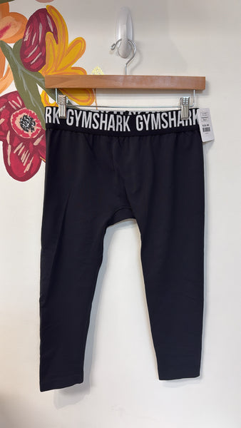 Gymshark Black Cropped Leggings, L