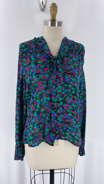 Victor Alfaro 100% Silk Top, 14