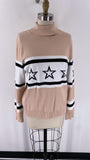 Antonio Melani Tan Turtleneck Sweater, XL