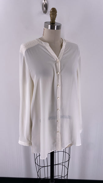 Susan Graver Ivory Top, 12