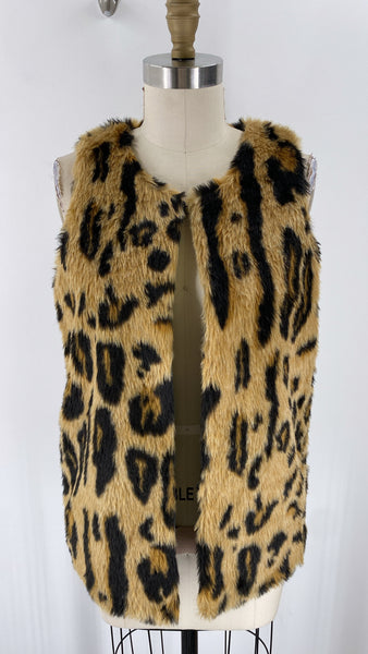 Romeo & Juliet Animal Print Vest, M