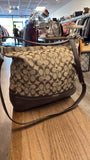 Coach Brown Park Signature Hobo 23279, 12.5"x14"