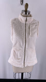 Calvin Klein White/Ivory Vest, M