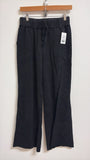White Birch Black Drawstring 31" Inseam Pants, M