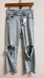 American Eagle Stovepipe 26" Inseam Jeans, 00 Short