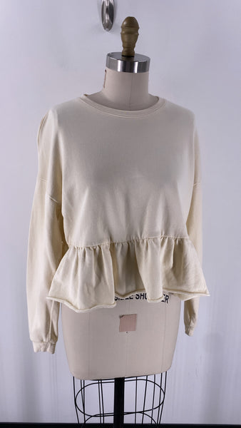 Wishlist Ivory Sweatshirt, S/M