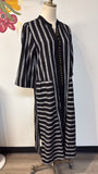 New Soft Surroundings Black 100% Cotton Moroccan Topper, XS