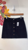 Dip Navy Corduroy Skirt, 7