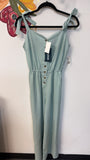 New Modcloth Green 27" Inseam Jumpsuit, S