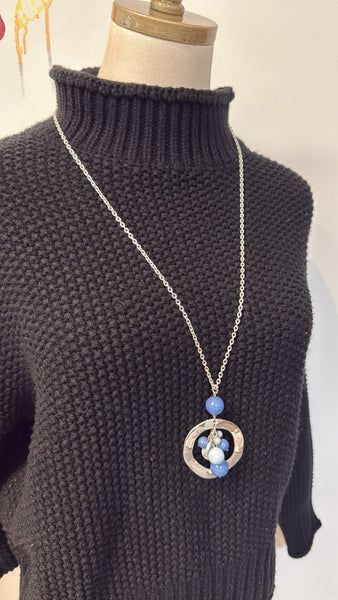 Silver/Blue Necklace