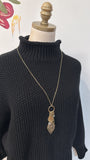 Gold Leaf  Necklace