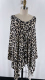 Chico's Animal Print Poncho Cardigan, One Size
