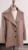 Calvin Klein Brown Wool Blend Jacket, 1X