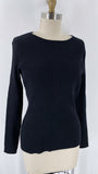 Black Fitted Sweater, XL