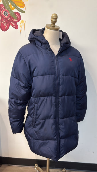 U.S. Polo Assn. Navy Coat, XL