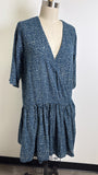 New One Teaspoon Starry Night Wrap 100% Cotton Dress, M
