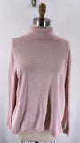 Chico's Metallic Pink Turtleneck Sweater, XL