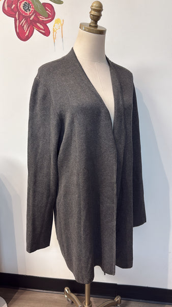 Charter Club Gray Cardigan, 1X