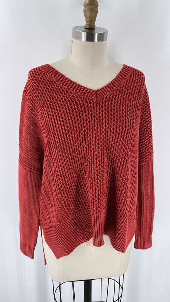 PBJ Blues Red Sweater, S