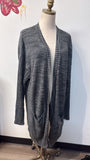 Knox Rose Gray Cardigan, XL