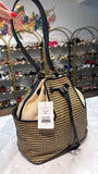 Fossil Tan/Black Bucket Bag