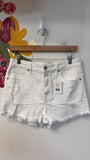 Eunina White Denim Shorts, M
