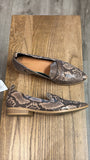 Maurices Snakeskin Loafers, 8.5