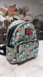 Loungefly Disney Parks Mickey & Minnie Sweets Mini Backpack, 10"x9"