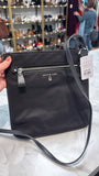 Michael Kors Black Nylon Crossbody Bag, 10"x10"