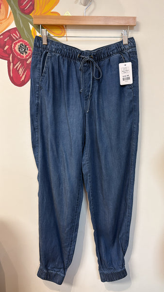 Nine West Chambray Jogger Jeans, S