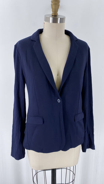 Magaschoni Blue Blazer Jacket, S