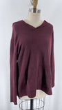 New Stitch Fix Market & Spruce Regina Hoodie Burgundy Sweater, 1X